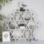 Aberto Design HEXBEYAZ-M Estantería de cartón Blanca 70x67x11 cm