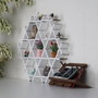 Aberto Design HEXBEYAZ-M Estantería de cartón Blanca 70x67x11 cm