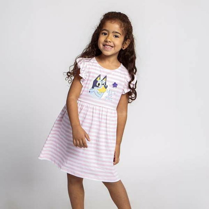 Vestido Bluey Rosa 2 Años