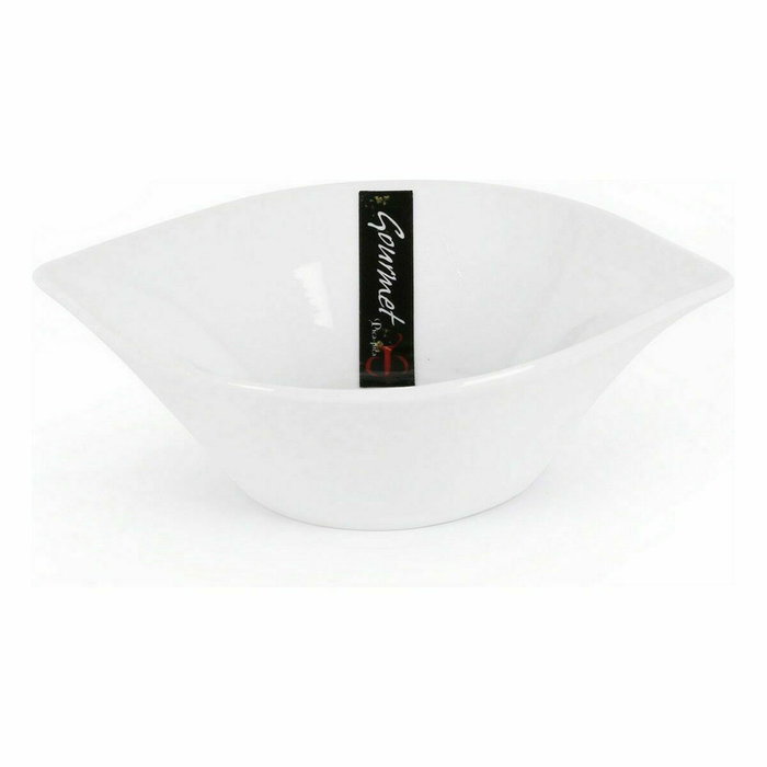 Bol para Aperitivos Pica-pica gourmet Blanco 15 x 11,5 x 4,2 cm (24 Unidades)