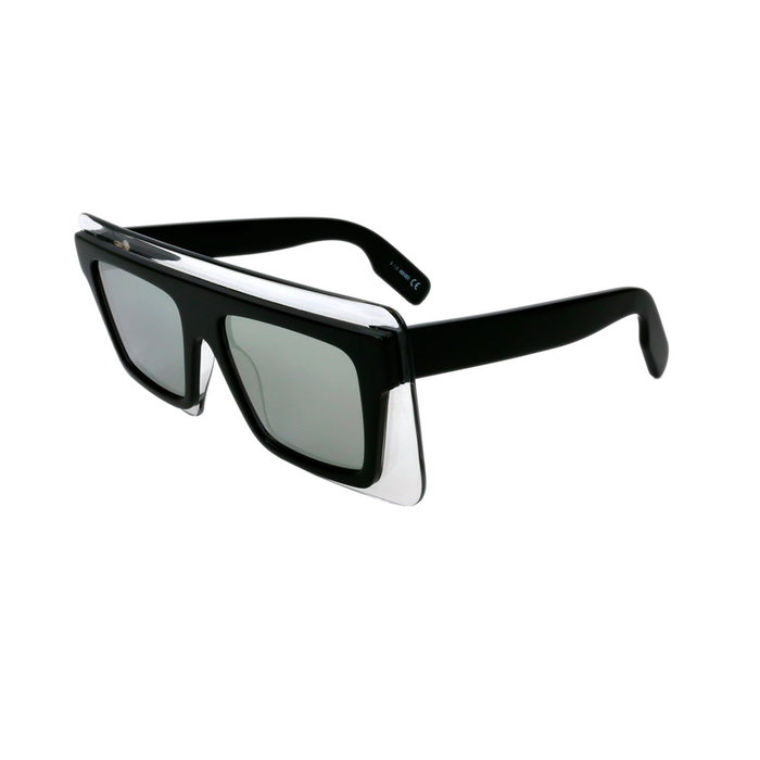 Kenzo KZ40024I Gafas de sol unisex acetato - Lentes UV400, protección solar, patillas 145 mm, diseño geométrico