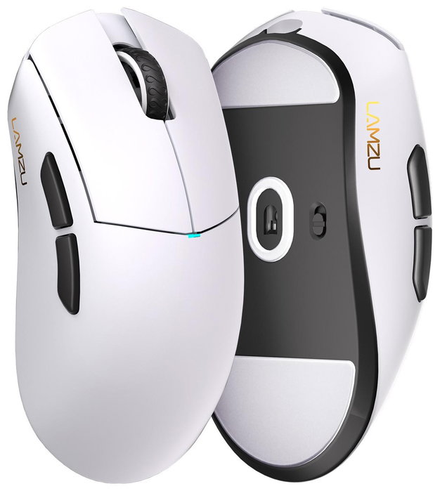 Lamzu Paro Aurora White Ratón Gaming Inalámbrico Lamzu Paro Aurora White Ratón Gaming Inalámbrico