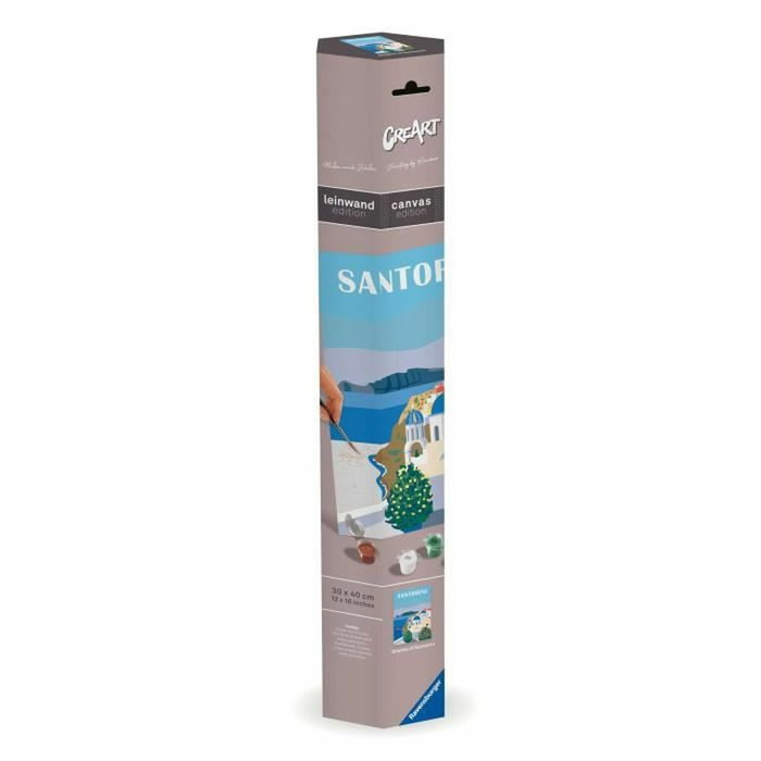 Ravensburger Kit de Pintura por Números Santorini 30x40 cm