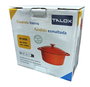 TALOX Cacerola de Hierro Fundido Esmaltada Ø22 cm - 3,4 L