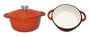 TALOX Cacerola de Hierro Fundido Esmaltada Ø22 cm - 3,4 L