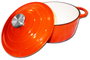 TALOX Cacerola de Hierro Fundido Esmaltada Ø22 cm - 3,4 L