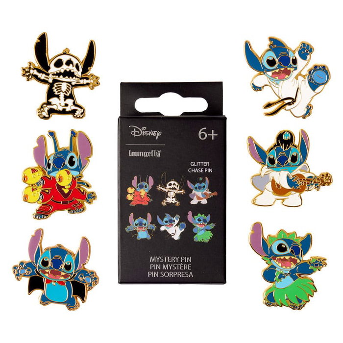 Disney by Loungefly Chapas esmaltadas Blind Box Web Stitch Surtido (12) Disney by Loungefly Chapas esmaltadas Blind Box Web Stitch Surtido (12)