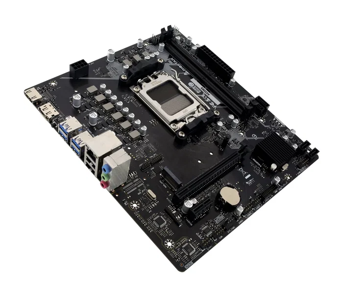 Biostar A620MS Placa Base AMD A620 Socket AM5 microATX, Compatible con Ryzen 7000/8000/9000 Series, 2x DDR5 hasta 128GB, HDMI, DisplayPort, PCIe 4.0, 4x SATA, Realtek ALC897