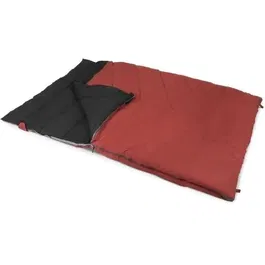 Kampa KAM5056446100038 Saco de Dormir para 2 Personas - Lucerna 8 - 2.25m x 1.5m - Rojo