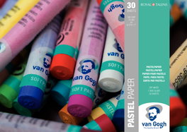 Van Gogh Bloc de papel para pastel 30 hojas blanco crudo A4
