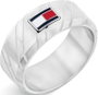 Tommy Hilfiger Anillo 2790621H Plateado de Acero Inoxidable