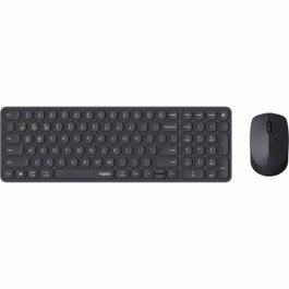 Rapoo Combo de teclado y ratón 9310M Inalámbrico Multimodo Ultrafino Negro