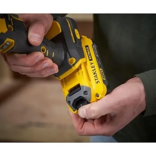 Stanley Fatmax Lima Eléctrica Inalámbrica SFMCE210D2K-QW 18 V + 2 Baterías 2 Ah + Cargador