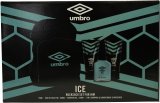 Umbro Ice Gift Set con Eau de Toilette, Champú, Acondicionador, Gel de Ducha y Mochila