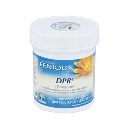 Fenioux Dpr Foie Higado Complemento Alimenticio 200 Capsulas con Desmodium, Cardo Mariano y Curcuma para Funcionamiento Hepatico