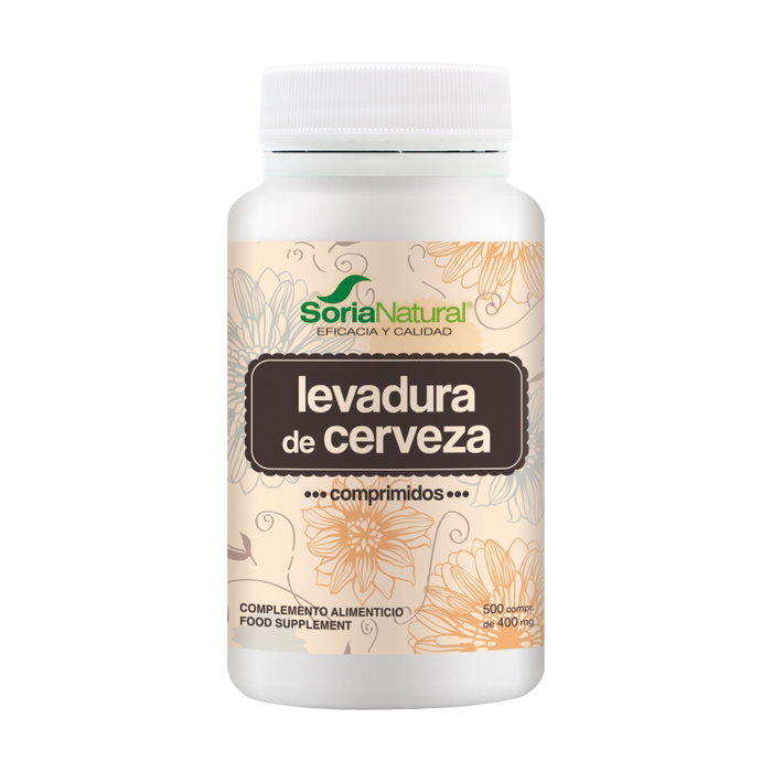 Soria Natural Levadura de Cerveza 500 comprimidos de 400 mg Soria Natural Levadura de Cerveza 500 comprimidos de 400 mg