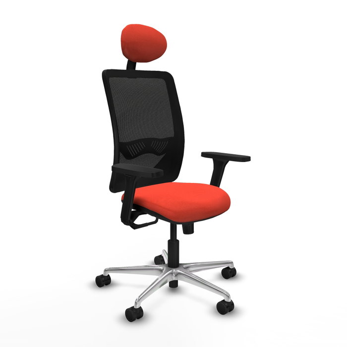 PIQUERAS Y CRESPO Silla de oficina Zulema con mecanismo Sincro, brazos 3D y cabecero fijo PIQUERAS Y CRESPO Silla de oficina Zulema con mecanismo Sincro, brazos 3D y cabecero fijo