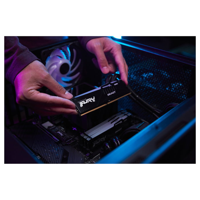 Kingston FURY Beast 64GB 5600MT/s DDR5 CL36 DIMM Kit of 2 RGB EXPO Kingston FURY Beast 64GB 5600MT/s DDR5 CL36 DIMM Kit of 2 RGB EXPO
