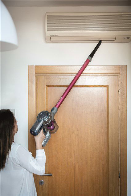 Ariete Aspirador Escoba 2758 Sin Cable 2 en 1, 22V Litio, Inalámbrico