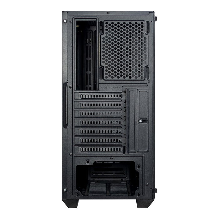 Inter-Tech IT-3303 Hornet Midi Tower ATX RGB Gaming Gehäuse con ventana lateral