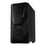 Inter-Tech IT-3303 Hornet Midi Tower ATX RGB Gaming Gehäuse con ventana lateral