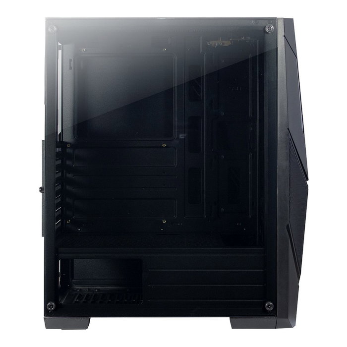 Inter-Tech IT-3303 Hornet Midi Tower ATX RGB Gaming Gehäuse con ventana lateral