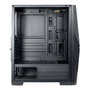 Inter-Tech IT-3303 Hornet Midi Tower ATX RGB Gaming Gehäuse con ventana lateral