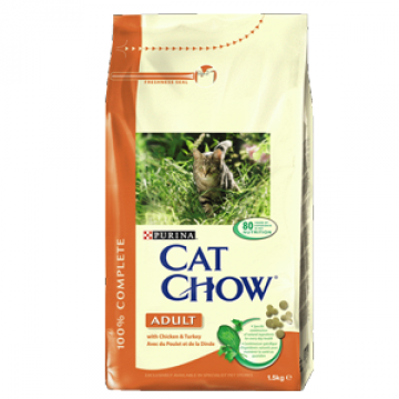 Purina Cat Chow Alimento para Gatos Adultos con Pollo - 1.5kg