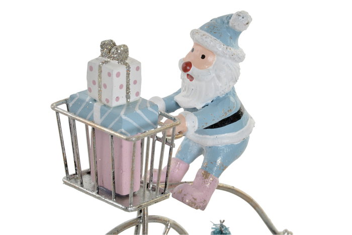 DKD Home Decor Figura de Metal Bicicleta Surtido de 2 Colores