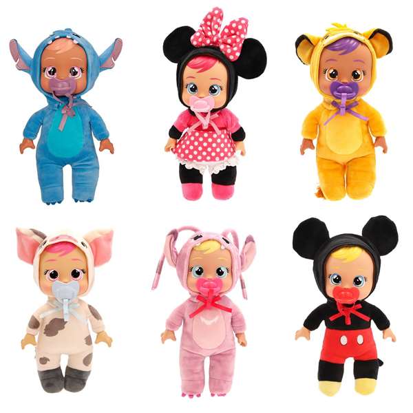 Bebés Llorones Tiny Cuddles Disney Mickey - IMC Toys - 917903 - Muñecos funcionales