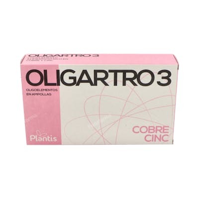 Plantis Oligartro 3 Zinc-Cobre 20 ampollas