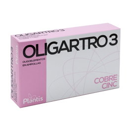 Plantis Oligartro 3 Zinc Cobre 20 ampollas 5 ml - Suplemento para artrosis