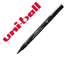 Uniball PIN Rotulador Calibrado Punta Biselada 2 mm Negro