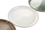 DKD Home Decor Plato de Gres Jiahua 25 Surtido 20x20x2,5 cm