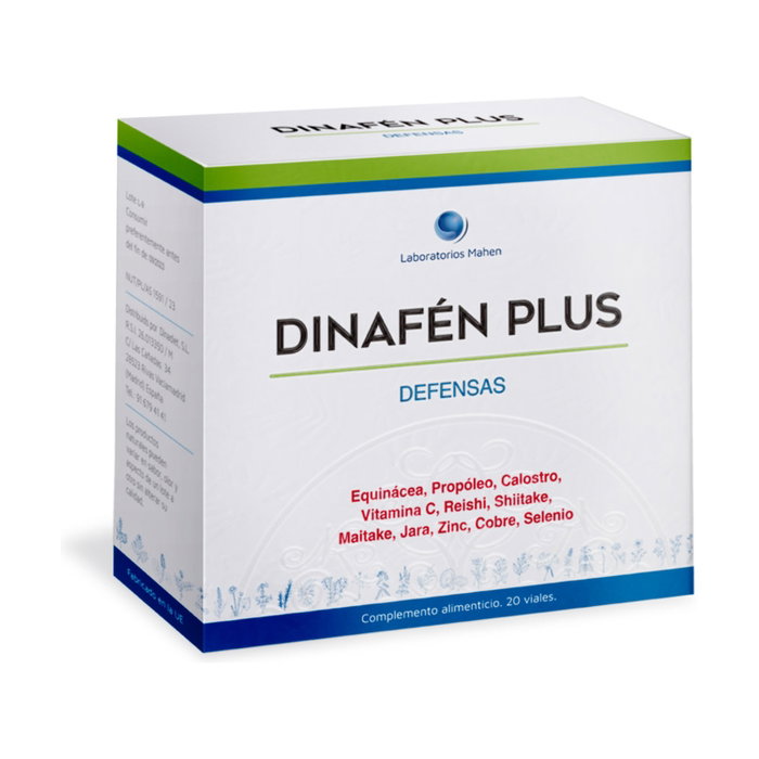 Mahen Dinafen Plus 20 viales con Cobre, Zinc y Vitamina C Mahen Dinafen Plus 20 viales con Cobre, Zinc y Vitamina C