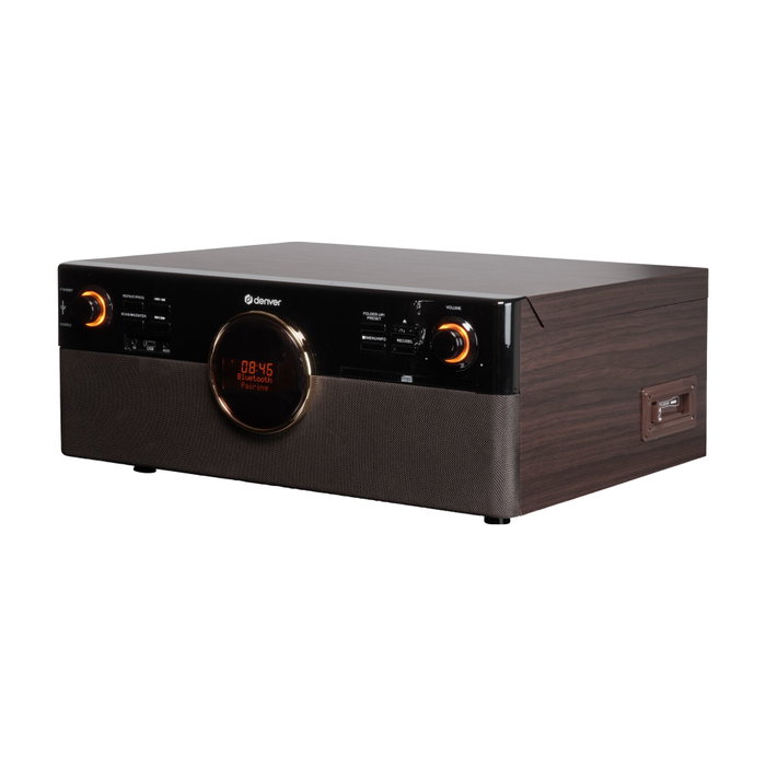 Denver MRD-180DW Retro Music Centre Brown / Black