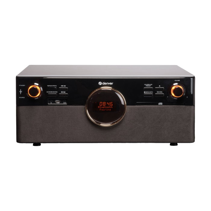 Denver MRD-180DW Retro Music Centre Brown / Black