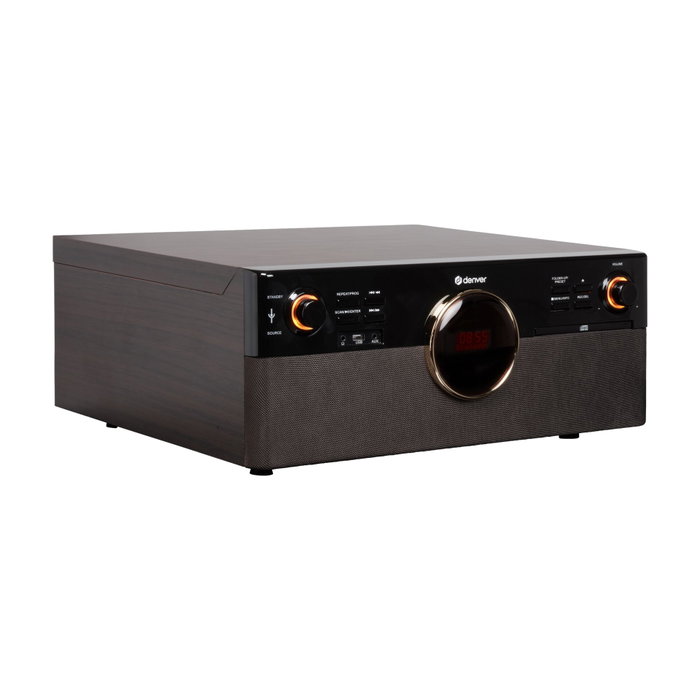 Denver MRD-180DW Retro Music Centre Brown / Black