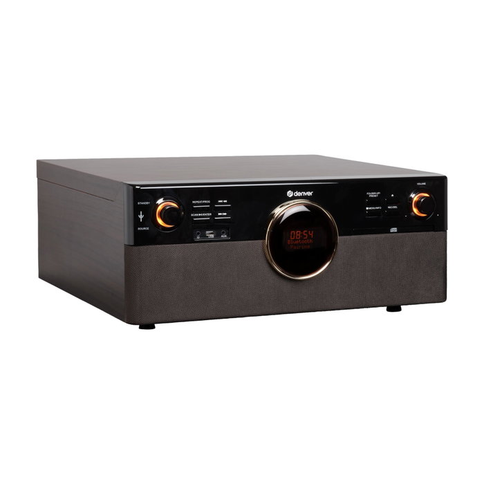 Denver MRD-180DW Retro Music Centre Brown / Black