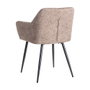Ixia Silla Jaspeado Taupe Tejido-Metal