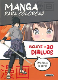 SUSAETA EDICIONES Manga para colorear, Equipo Susaeta - SUSAETA EDICIONES