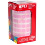 APLI Gomets Circulares Rosa Ø10,5 mm Rollo de 5.192 uds.