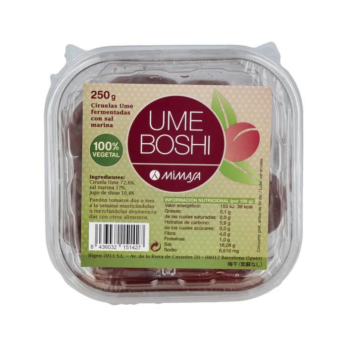 MIMASA UMEBOSHI natural 250gr. MIMASA UMEBOSHI natural 250gr.