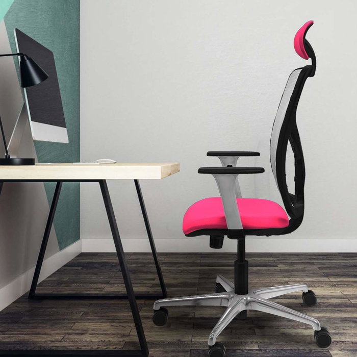 PIQUERAS Y CRESPO Silla de oficina Motilla con mecanismo Sincro, Turquesa y Azul PIQUERAS Y CRESPO Silla de oficina Motilla con mecanismo Sincro, Turquesa y Azul