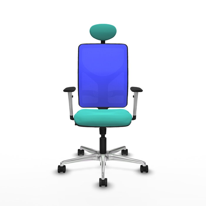 PIQUERAS Y CRESPO Silla de oficina Motilla con mecanismo Sincro, Turquesa y Azul PIQUERAS Y CRESPO Silla de oficina Motilla con mecanismo Sincro, Turquesa y Azul