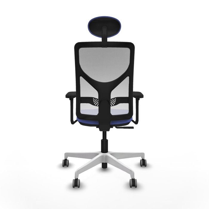 PIQUERAS Y CRESPO Silla de oficina Motilla con mecanismo Sincro, Azul claro y Blanco PIQUERAS Y CRESPO Silla de oficina Motilla con mecanismo Sincro, Azul claro y Blanco
