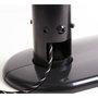 B-Tech BT7807/B Base de doble poste para suelo o techo en negro
