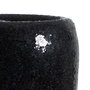 Jarrón Negro Fibra de Vidrio Decoración 34 X 34 X 127 cm