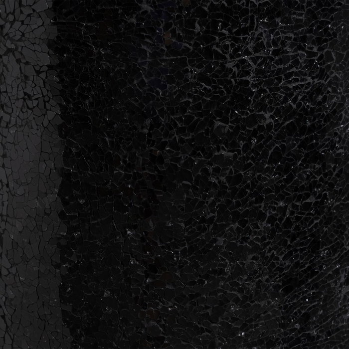 Jarrón Negro Fibra de Vidrio Decoración 34 X 34 X 127 cm