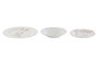 DKD Home Decor Vajilla Almendro Rosa 18 Piezas de Porcelana